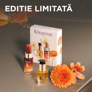 Set Kérastase MINI EMBLEMATIC Spring 2026 Serum Elixir Ultime L'HUILE ORIGINALE 30 ml + 8H MAGIC NIGHT SERUM 30 ml