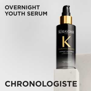 Serum de noapte cu efect de reîntinerire pentru păr Kérastase Chronologiste Overnight Youth, 90 ml