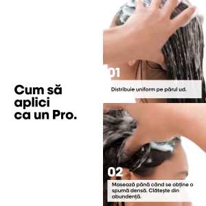 Sampon purificator si pentru mai multa densitate, pentru par fin L'Oréal Professionnel Serie Expert Serioxyl Advanced, 500 ml