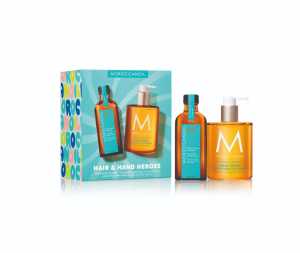Set par si maini Moroccanoil Summer Kit Original Hand & Hair Heroes 100 ml + 360 ml