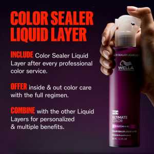 Spray de par de fixare si protectie a culorii Wella Professionals Ultimate Color Color Sealer Liquid Layer, cu glicina & B5, 185 ml