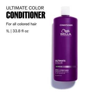 Balsam de par de protectie si mentinere a culorii Wella Professionals Ultimate Color, cu glicina & B5, 1000 ml