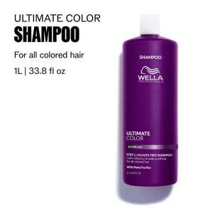 Sampon de protectie si mentinere a culorii Wella Professionals Ultimate Color, cu glicina & B5, 1000 ml