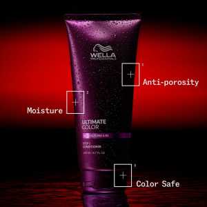 Balsam de par de protectie si mentinere a culorii Wella Professionals Ultimate Color, cu glicina & B5, 200 ml