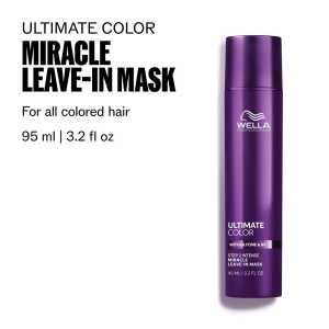 Masca de par leave-in de protectie si mentinere a culorii Wella Professionals Ultimate Color, cu glicina & B5, 95 ml