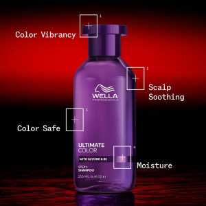 Sampon de protectie si mentinere a culorii Wella Professionals Ultimate Color, cu glicina & B5, 250 ml