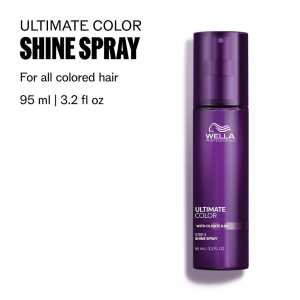 Spray de par pentru stralucire si protectie a culorii Wella Professionals Ultimate Color Shine Spray, cu glicina & B5, 95 ml