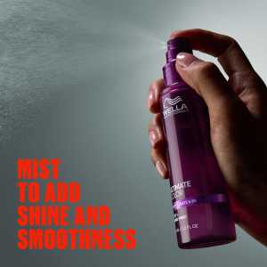 Spray de par pentru stralucire si protectie a culorii Wella Professionals Ultimate Color Shine Spray, cu glicina & B5, 95 ml