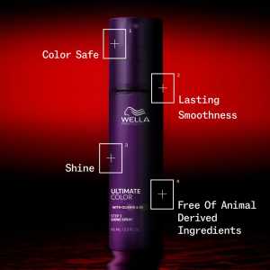 Spray de par pentru stralucire si protectie a culorii Wella Professionals Ultimate Color Shine Spray, cu glicina & B5, 95 ml