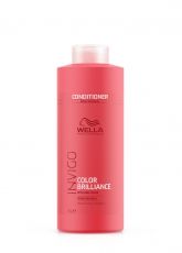 Balsam pentru par vopsit, fin sau normal Wella Professionals Invigo Color Brilliance Vibrant Color Conditioner Fine/Normal Hair, 1000 ml
