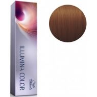 Vopsea de par permanenta Wella Professional Illumina Color 7/43, 60 ml