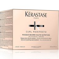 Masca de par pentru par ondulat si cret Kerastase Curl Manifesto Masque Beurre Haute Nutrition 200 ml - Abbate.ro