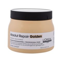 Masca aurie pentru par foarte deteriorat L'Oréal Professionnel Serie Expert ABSOLUT REPAIR GOLD 500 ml