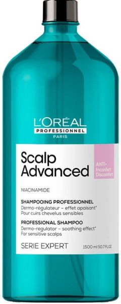 Sampon pentru scalp sensibil L’Oreal Professionnel Scalp Advanced, 1500 ml