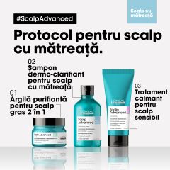 Sampon profesional anti-matreata pentru scalp cu matreata L’Oreal Professionnel Scalp Advanced, 1500 ml - Abbate.ro