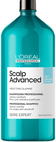 Sampon profesional anti-matreata pentru scalp cu matreata L’Oreal Professionnel Scalp Advanced, 1500 ml