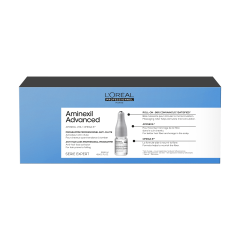 Fiole anti-cadere a parului L’Oreal Professionnel Aminexil Advanced, cu Aminexil si Omega-6, 42x6ml - Abbate.ro