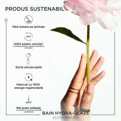 Rezerva sampon pentru par lung, predispus la electrizare Kérastase Gloss Absolu Bain Hydra-Glaze, 500 ml