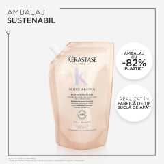 Rezerva sampon pentru par lung, predispus la electrizare Kérastase Gloss Absolu Bain Hydra-Glaze, 500 ml