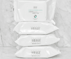 Servetele demachiante pentru ten gras sau predispus la acnee OBAGI SUZANOBAGIMD™ On the Go Cleansing Wipes for Oily or Acne Prone Skin