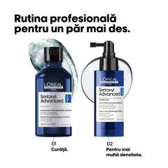 Sampon purificator si pentru mai multa densitate, pentru par fin L'Oréal Professionnel Serie Expert Serioxyl Advanced, 300 ml