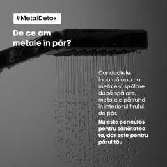 Sampon-crema profesional cu sistem pentru curatarea metalelor L'Oréal Professionnel Serie Expert Metal Detox, 500 ml