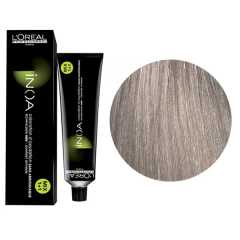 Vopsea de par permanenta L’Oréal Professionnel Inoa 9.1, blond cenușiu foarte deschis, 60 ml
