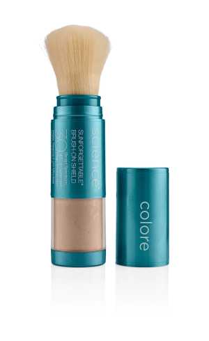 Pudră minerală cu protecție solară Colorescience Sunforgettable® Brush-On Shield SPF 30 Tan EU, 6 g