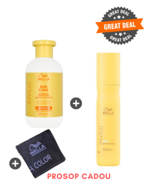 Promotie - Set pentru par expus la soare Wella Invigo Sun [prosop cadou]