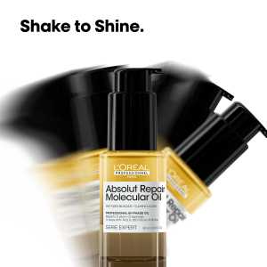Ulei de par bifazic L’Oreal Professionnel Serie Expert Absolut Repair Molecular, 30 ml