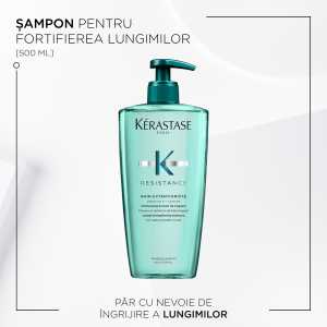 Sampon pentru fortifierea lungimilor si mentinerea parului cu aspect sanatos Kérastase Bain Extentioniste, 500 ml