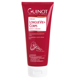 Crema de corp anti-aging cu acid hialuronic Guinot Longue Vie Body Crème, 30 ml