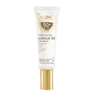 Crema de fata cu protectie solara Guinot Longue Vie Creme Solaire SPF50, 50ml