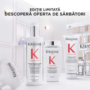Set Kérastase Première Fondant Holidays 2025 Concentré Décalcifiant Ultra-Réparateur 250ml + Bain Décalcifiant Réparateur 250ml + Fondant Fluidité Réparateur 200ml