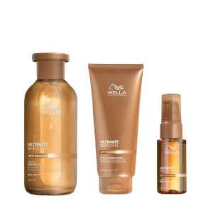 Set Wella Ultimate Smooth (Sampon 300 ml+ Balsam 200 ml+ Ser 30 ml)