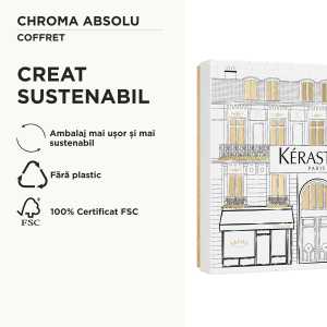Set Kérastase Chroma Absolu Fondant Holidays 2025 Bain Chroma Respect 250ml + Fondant Cica Chroma 200ml + Sérum Chroma Thermique 150ml
