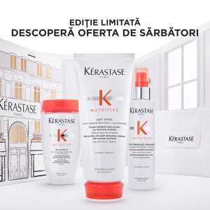 Set Kérastase Nutritive Fondant Holidays 2025 Bain Satin 250ml + Lait Vital 200ml + Lotion Thermique Sublimatrice 150ml