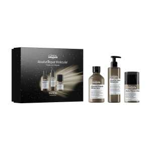 Trusa L'Oréal Professionnel Absolut Repair Molecular (Sampon 300 ml+ Ser 250 ml+ Leave-in 50 ml)